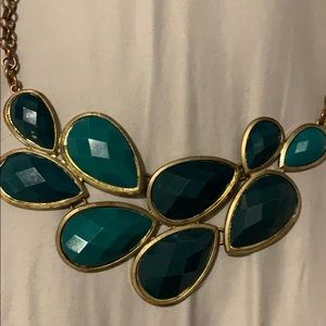 Green Statement Necklace